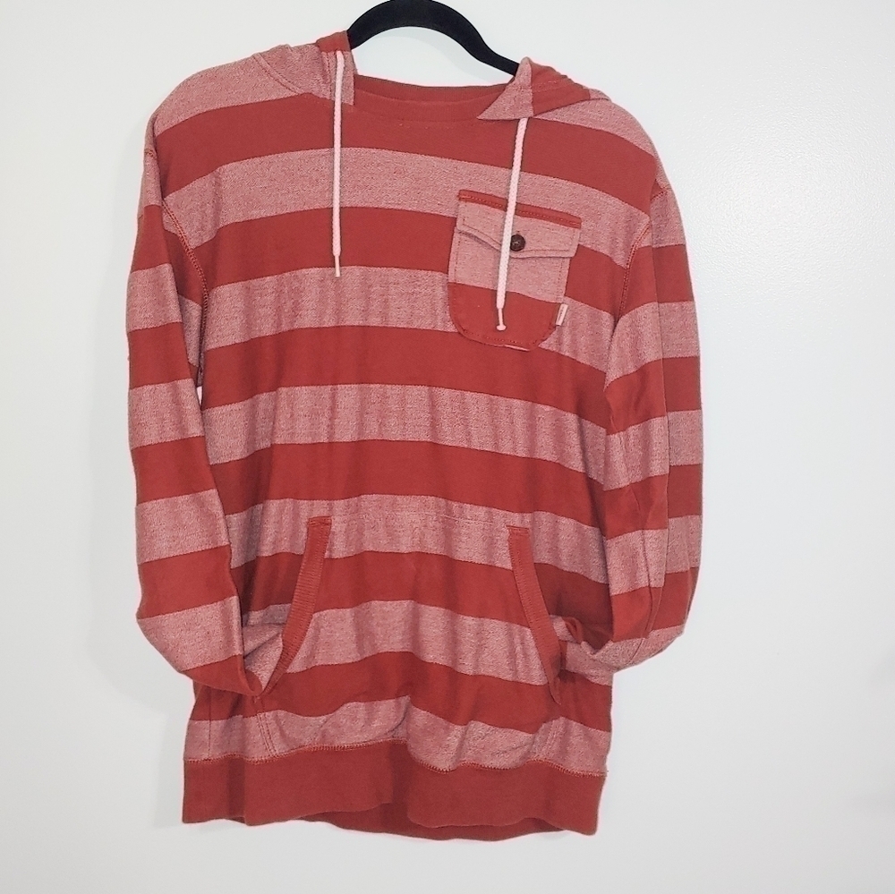 Vans off the wall striped hoodie